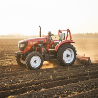 Tracteur agricole 4x4 de 60 CV avec moteur diesel Euro 5 CE EPA pour rizières, avec moteur et transmission, machines agricoles