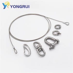 鋼線ロープケーブルアクセサリーキット組み合わせワイヤーロープスリング製造溶接切断曲げ加工 - Product Image 2