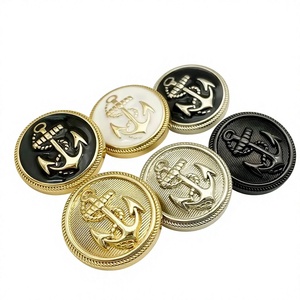 Wholesale Classic Coat <b>Suit</b> Shank <b>Buttons</b> High level Hand-sew <b>Button</b> Embossed Clothes Alloy <b>Button</b> - Product Image 1