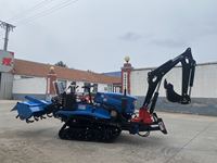 Offre de vente directe usine à prix abordables : Motoculteur rotatif sur chenilles pour terres arides, Tracteur spécialisé pour serres, Tracteur diesel