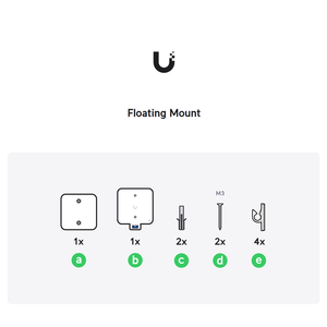 Soporte Magnético Flotante UACC-FM para Ubiquiti UniFi UXG Lite UX Gateway Dream Machine UBNT, Soporte Metálico para Escritorio/Pared W1406 - Product Image 3
