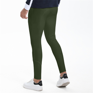 Calças de Montaria Masculinas Verde Exército Leves com Reforço no Joelho, Elásticas e Duráveis, com Bolsos para Prática - Product Image 5