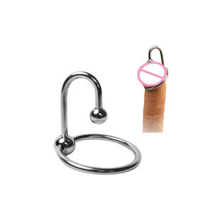 Amazon Büyük İndirim Paslanmaz Çelik Penis Tıkaçları Glans Halkası Üretral Sondalar Topu Bağlama Fetiş Bekâret Cihazı Erkekler İçin - Product Image 1