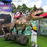 Dinosaure animatronique à chevaucher, taille réelle, électrique, pour parcs d'attractions et centres commerciaux, utilisation intérieure/extérieure, directement de l'usine