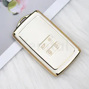 Coque TPU Fob Holder Car Card Key Case Cover pour Renault Espace 5 Kadjar Koleos Captur Megane 4 Talisman Arkana <span class=keywords><strong>Dacia</strong></span> <span class=keywords><strong>Sandero</strong></span> - Product Image 4