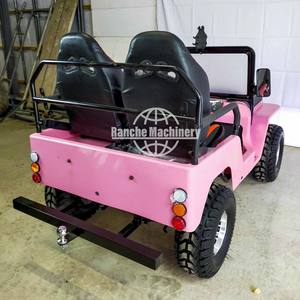 Mini Jeep Willys Clásico de Gasolina de 150 CC, Go Kart Todoterreno con Tracción en las 4 Ruedas, Vehículo Utilitario para Aventuras al Aire Libre y Parques de Diversiones - Product Image 4