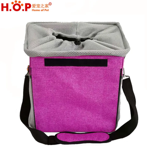 Su geçirmez köpek bisiklet sepet çanta ayarlanabilir omuz askısı taşınabilir seyahat çantası güvenli sırt çantası bisiklet Pet bisiklet taşıyıcı - Product Image 3