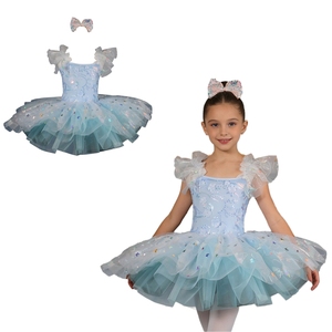 Traje de Baile para Niñas de 2 a 14 Años, Vestido Tutú para Práctica de Danza Libre, Ballet y Actuaciones en Escenario, Ideal para Fiestas Temáticas - Product Image 4