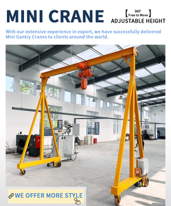 1T 3T 5T CE-Zertifizierter Mobiler Einträger-Portalkran für Kleine Räume Beweglicher Portalkran - Product Image 5