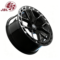 Nuevas Llantas JBL Monoblock de Aleación de Aluminio Forjado de 16-24 Pulgadas, Color Negro Brillante, Multirradio, Borde Ancho, 5x112 5x114.3 5x120, para SUV y Todoterreno
