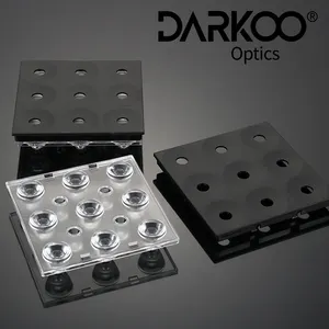 عدسات Darkoo البصرية ODM OEM الخطية Led زاوية شعاع 15 30 24 60 درجة عدسة خطية Pmma بصرية