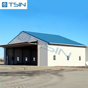 Nhà thép công nghiệp đúc sẵn để sử dụng nhà xưởng và hội trường với lắp ráp thành phần - Product Image 3