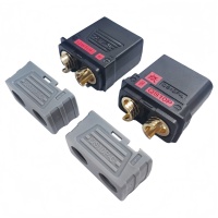 Connecteur QS10P-L anti-étincelles ABS mâle/femelle 210A pour stockage d'énergie, indice de protection IP66, prise 500VDC pour moto électrique et vélo