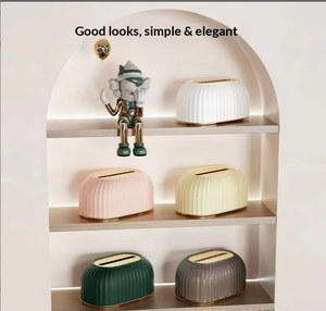 Kotak Tisu Plastik Pop Up Modern Minimalis Multifungsi Tempat Tisu Meja Ruang Tamu Organizer Desktop - Product Image 1