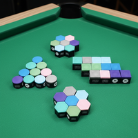 R-QK Tizas de Billar y Snooker de Alta Calidad Premium en Varios Colores y Formas, Personalización Disponible