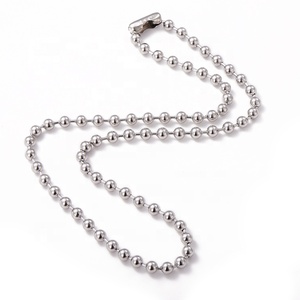 Corrente de Elos em Aço Inoxidável para Confecção de Joias, Colar de Pérolas em Ouro e Prata, Acessórios DIY - Product Image 2