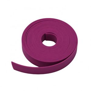 Ruban PVC couleur unie avec logo personnalisé, sangle en nylon polyester gaufré imperméable et résistant aux taches pour casque de sécurité - Product Image 4