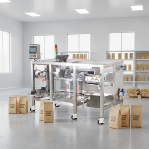 <span class=keywords><strong>Machine</strong></span> d'emballage horizontale multifonction pour sachets préformés, compatible avec les sachets à fermeture éclair <span class=keywords><strong>et</strong></span> les sachets stand-up, pour grains de café <span class=keywords><strong>et</strong></span> poudre de café - Product Image 1
