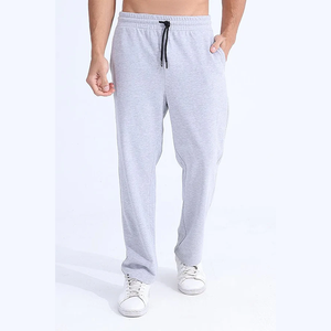 กางเกงวอร์มเอวสูงสำหรับผู้ชายกางเกงวิ่งออกกำลังกายผ้าฟลีซแบบมีเชือกผูก2025ใหม่ล่าสุด - Product Image 2