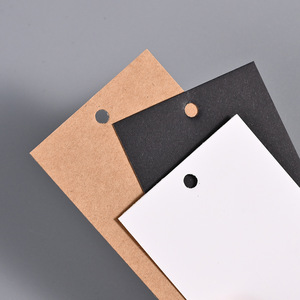 Xinyuan Hang Tag Rectangle Kraft <b>Paper</b> Customizable Logo For Clothing Shoes Indoor Use - Product Image 1