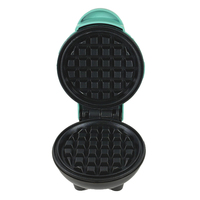 Mini gaufrier électrique en aluminium 220V-240V 350W avec plaques antiadhésives, thermostat réglable et protection contre la surchauffe