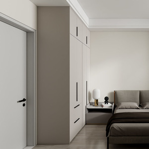 Armarios Modernos de Madera Blancos con Muebles Sencillos de Dormitorio Tamaño Personalizado <span class=keywords><strong>Puerta</strong></span> Corrediza para Sala de Estar para Niños Bebés Uso Doméstico - Product Image 3