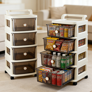 Organisateur de bureau ShenYu L, commode de rangement en <span class=keywords><strong>plastique</strong></span> gain de place - Product Image 5