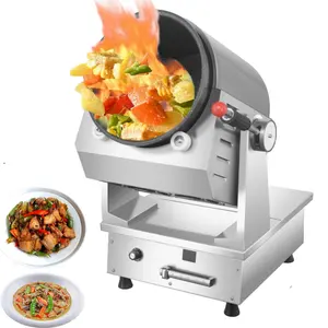260/300/360mm Diameter Electromagnetic Commercial Kitchen Robot Stir-fry And Cook Dishes