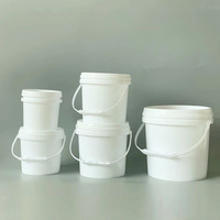 Tambour en plastique d'étanchéité portable pour eau sel explosif 1L/1.5L/2L/2.5L/5L/8L/10L seau de peinture au latex tambours seaux et barils"