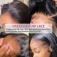 Pelucas de Cabello Humano Brasileño 100% Natural con Frente de Encaje Completo, Densidad 250, Peluca de Cabello Humano HD 13x6 13x4 Pre-Plucked con Encaje Transparente