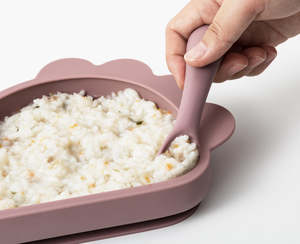 Delizioso cibo in Silicone Dino con coperchio, contenitore Premium BPA in Silicone Snack Box per bambini - Product Image 5