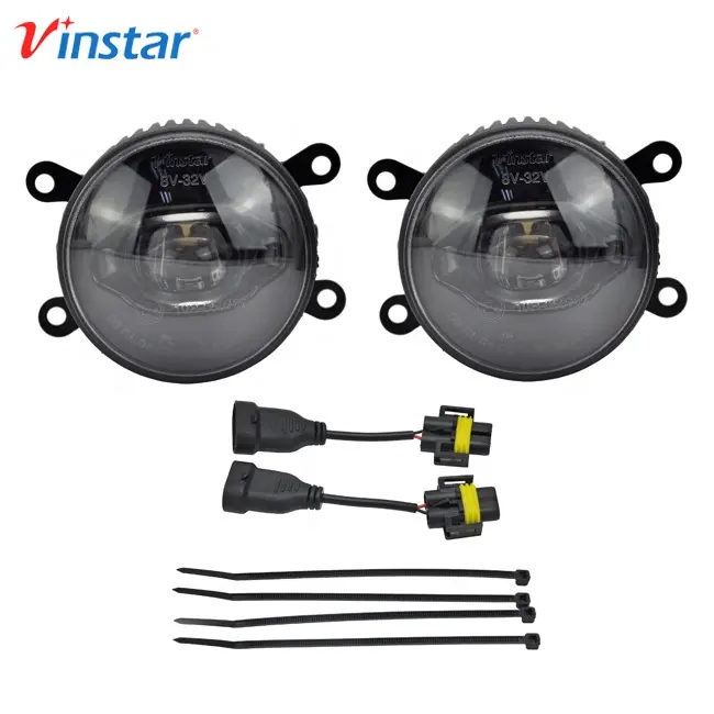 Vinstar Sıcak Satış 207 307 407 607 10W LED Araba Sürüş Işıkları Sis Gündüz farı Peugeot