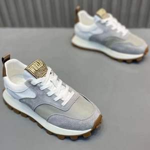 Men's low-top casual shoes trendy and versatile <b>sneakers</b> white <b>sneakers</b> oversized sports shoes - Product Image 4