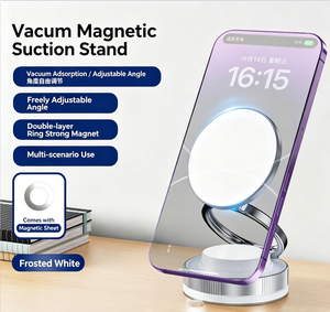 Wholesale Multifunctional Vacuum Suction Cup Magnetic Mobile Phone Holder 360 Degree Rotation <b>Bracket</b> Stand Magnets Vacuum - Product Image 4
