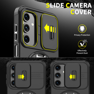 Funda Protectora para Teléfono con Soporte Deslizante para Cámara, Compatible con <span class=keywords><strong>Samsung</strong></span> A14 A54 A23 A15 A25 A35 A55 A16 A17 A06 A36 A56 A05 A05S A26 A07 - Product Image 4