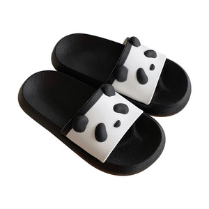 Sandales plates tendance XIXITIAO avec motif panda, tongs d'été pour femmes en EVA avec semelle épaisse antidérapante, chaussures décontractées mignonnes pour l'extérieur - Product Image 6