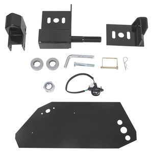 Support de roue pliable et rétractable JH-Mech compatible avec la plupart des tailles de pneus, support de roue multifonctionnel en acier au carbone monté sur attelage - Product Image 4