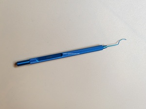 Cirugía ocular oftálmica <span class=keywords><strong>Minami</strong></span> M gancho lente Maniputor Chopper doble párpado instrumento gancho - Product Image 6