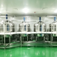 Ligne de production de mélange clé en main de 6000 L avec système de dosage automatique