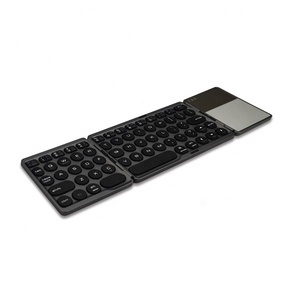Venta caliente Mini portátil <span class=keywords><strong>Bluetooth</strong></span> plegable teclado inalámbrico ratón con panel táctil para apple iphone ipad Mini 6 7 AIR 4 5 6 7 - Product Image 1