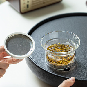 Gaiwan en verre Yuanshan, haute teneur en borosilicate, résistant à la chaleur, avec couvercle, bol à thé portable pour le thé Kung Fu - Product Image 2