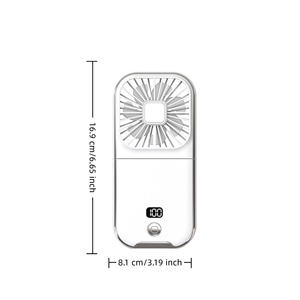 Portable Neck Fan Rechargeable USB Cooling Mini Fan <b>Foldable</b> <b>Desk</b> Design with Adjustable Speeds for Travel Office Outdoor Use - Product Image 2