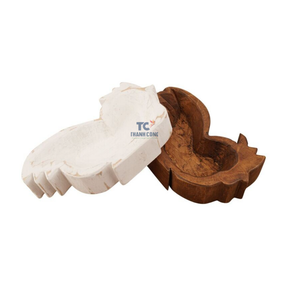 Bougies en bois personnalisées pour bols à pâte faits à la main avec animaux Bougies de soja Bougeoir de table de ferme Fournisseur du Vietnam - Product Image 1