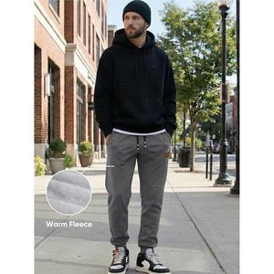 Pantalones Deportivos de Forro Polar para Hombre FOXA, Corte Ajustado, Cintura con Cordón, Pantalones Deportivos para Correr - Product Image 3