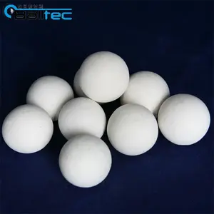 Inert ceramic alumina ball for chemical industry