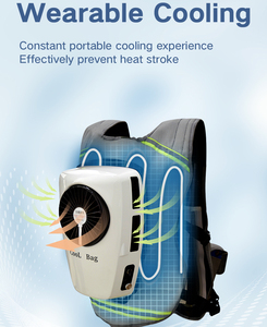 Tissu ou gilet de sac de système de refroidissement par air <span class=keywords><strong>mobile</strong></span> portable DC 24V-Unités de <span class=keywords><strong>condensation</strong></span> polyvalentes - Product Image 2