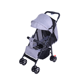 Poussette pour bébé Offre Spéciale 3-en-1 Landau en lin léger avec <span class=keywords><strong>ceinture</strong></span> de sécurité à 5 points pliable pour enfants de 0 à 3 ans - Product Image 6