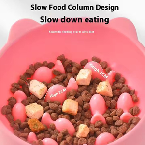 HOMEPLANET-Comedero lento para mascotas, cuenco de alimentación lenta para gatos, protección del cuello - Product Image 4