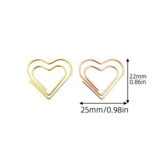 คลิปหนีบกระดาษน่ารัก คลิปหนีบกระดาษโลหะ คลิปหนีบเอกสารแบบขยาย คลิปหนีบกระดาษรูปทรงโลหะ ที่คั่นหนังสือสำหรับบ้านและสำนักงาน - Product Image 5