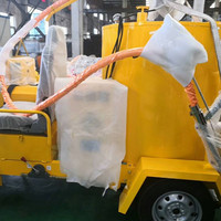 LONGSHUN Machine à sceller les fissures sur route asphaltée de 500 litres pour réparation et entretien